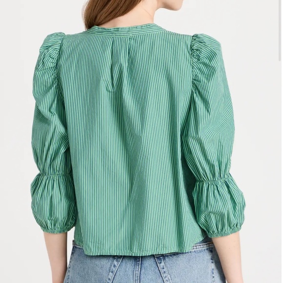 Nation LTD. Geneva Romantic Crop Top in Havana - Picture 2 of 9